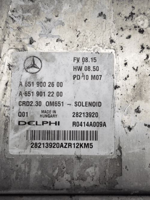 OEM engine control unit A6519002600 for Sprinter W906