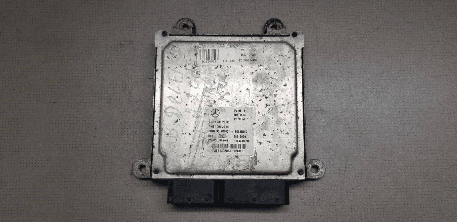 Mercedes Sprinter W906 ECU A6519002600 front view