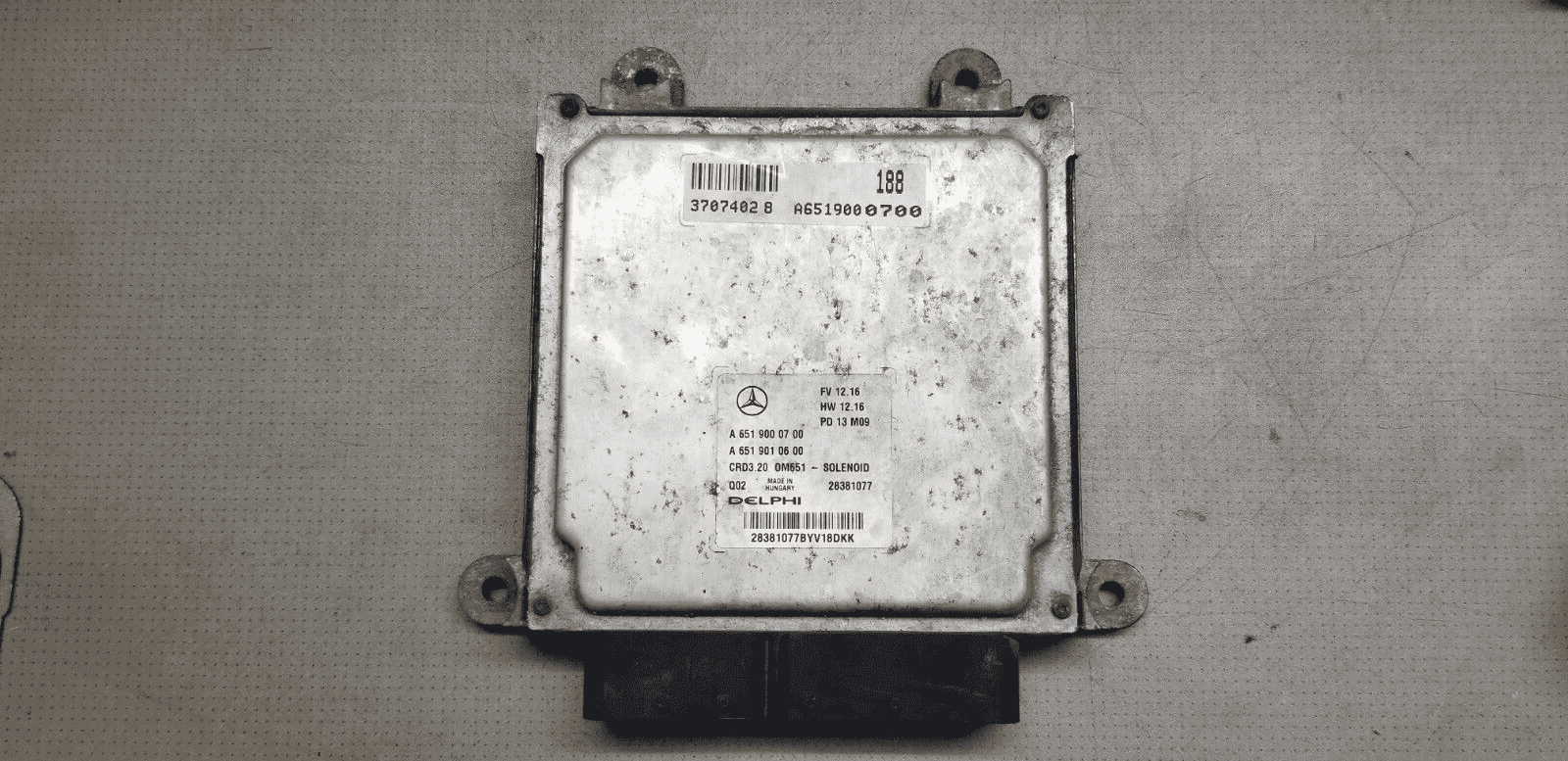 Mercedes Benz Sprinter W906 2013-2018 OM6541.955 ECU Kit A6519000700 - Image 3