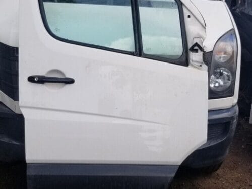 Mercedes Benz Sprinter W906 Volkswagen Crafter Driver Side Front White Door