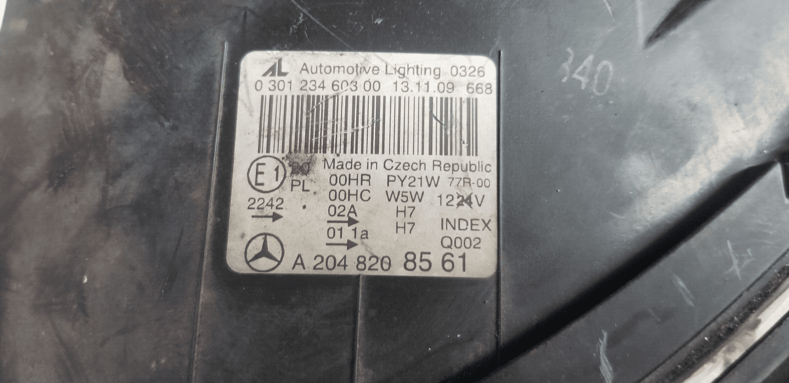 A2048208561 headlamp part number