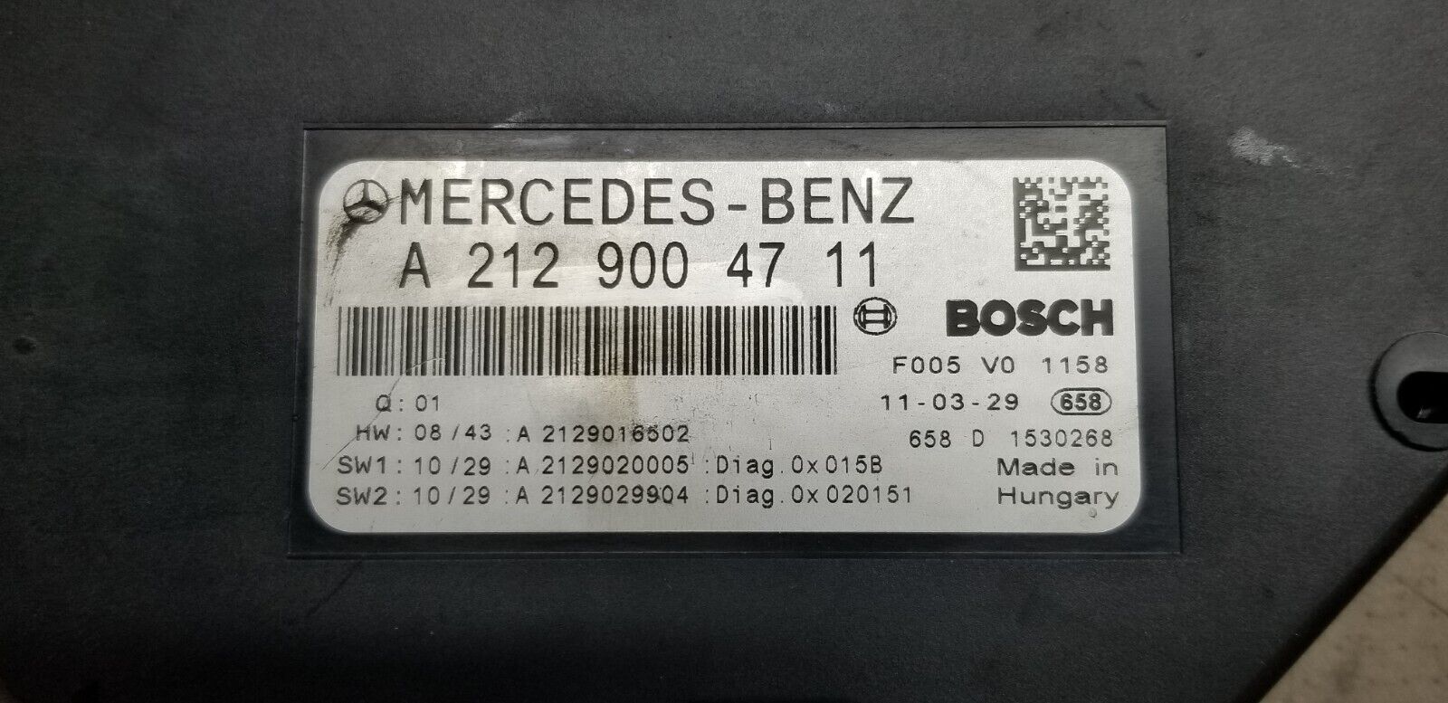 Mercedes Benz E220 W212 2012 Fuse Box A2129004711 |O - Image 5