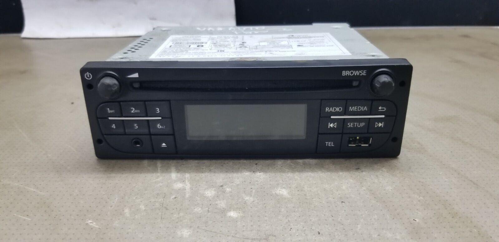 Renault Master Movano Radio Player Head Unit 281159217R