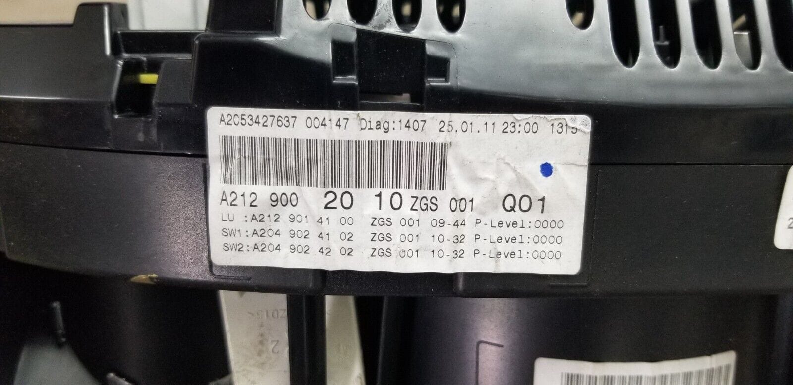 Mercedes E CLASS Instrument Cluster Speedo Clocks Diesel Automatic A2129002010 - Image 5