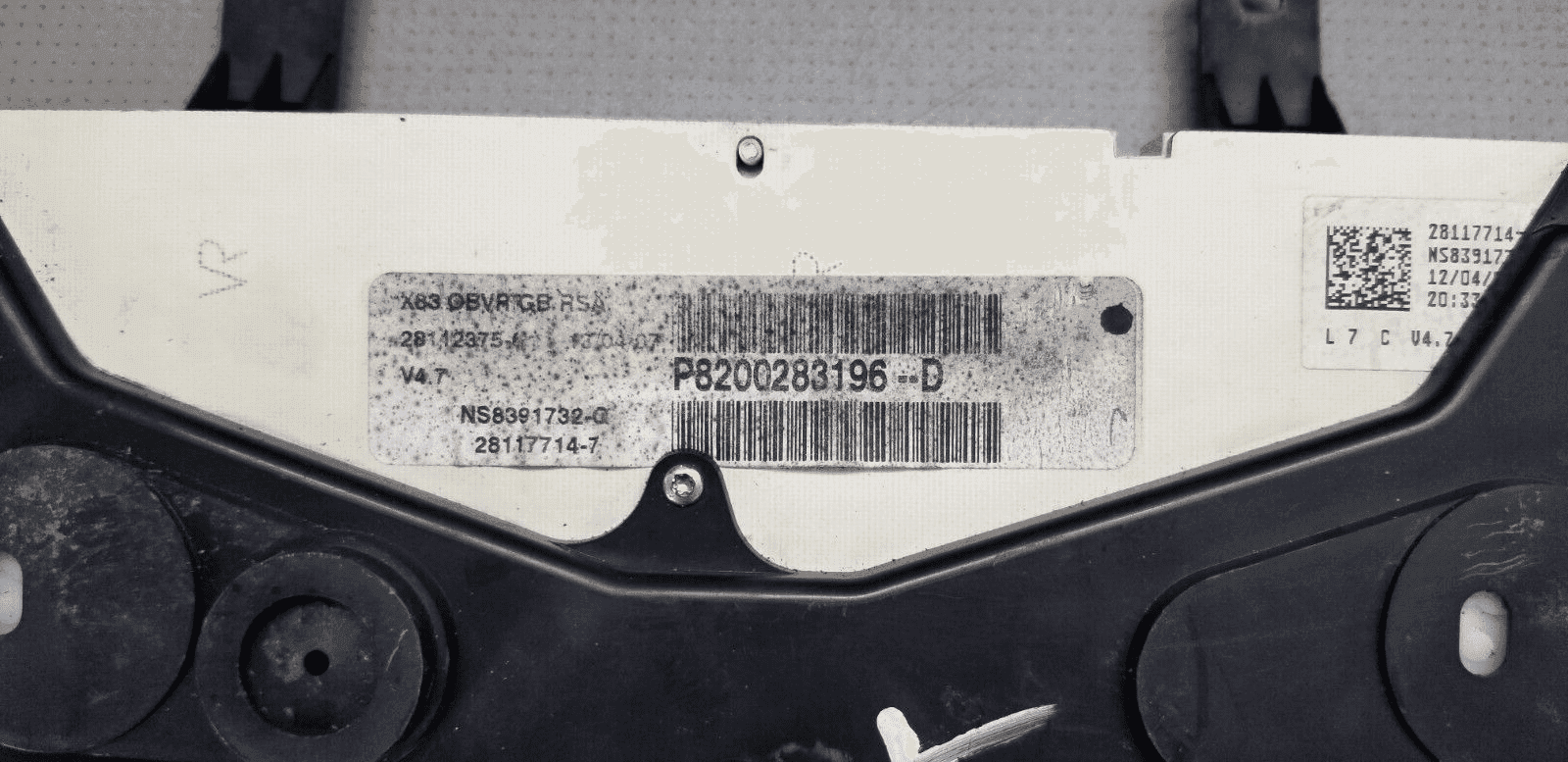 P8200283196 D Renault Trafic II (X83) Diesel speedometer instrument cluster - Image 4