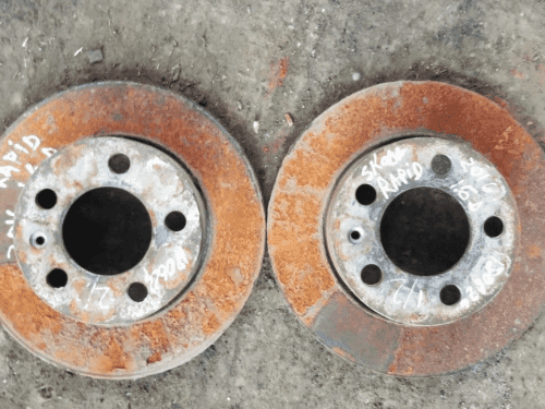 Rear Brake Discs Pair Skoda Rapid 2016 1.6 Diesel |O