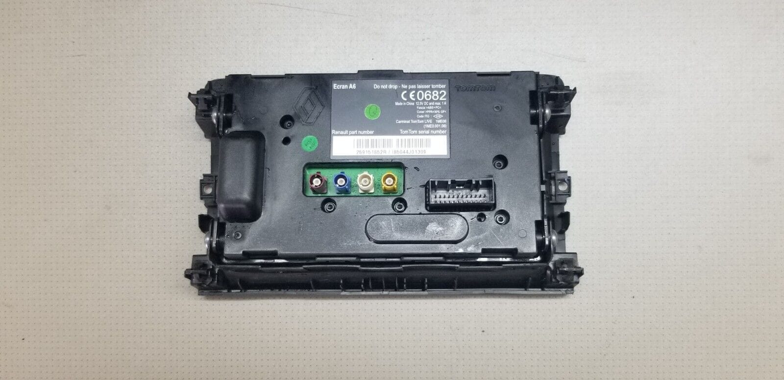 RENAULT TOMTOM DISPLAY SCREEN 2591518582R