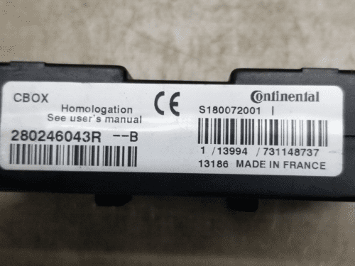 Renault Megane RS Sat nav control module 280246043R MK3 2011