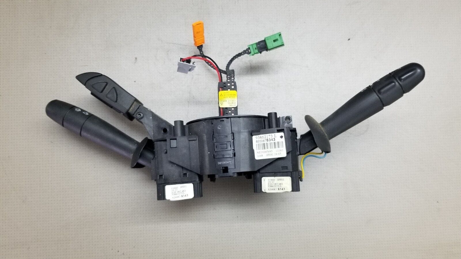 Renault Trafic II Wiper Indicator Headlight Stalk Switch + Squib Ring 2011 Van - Image 5