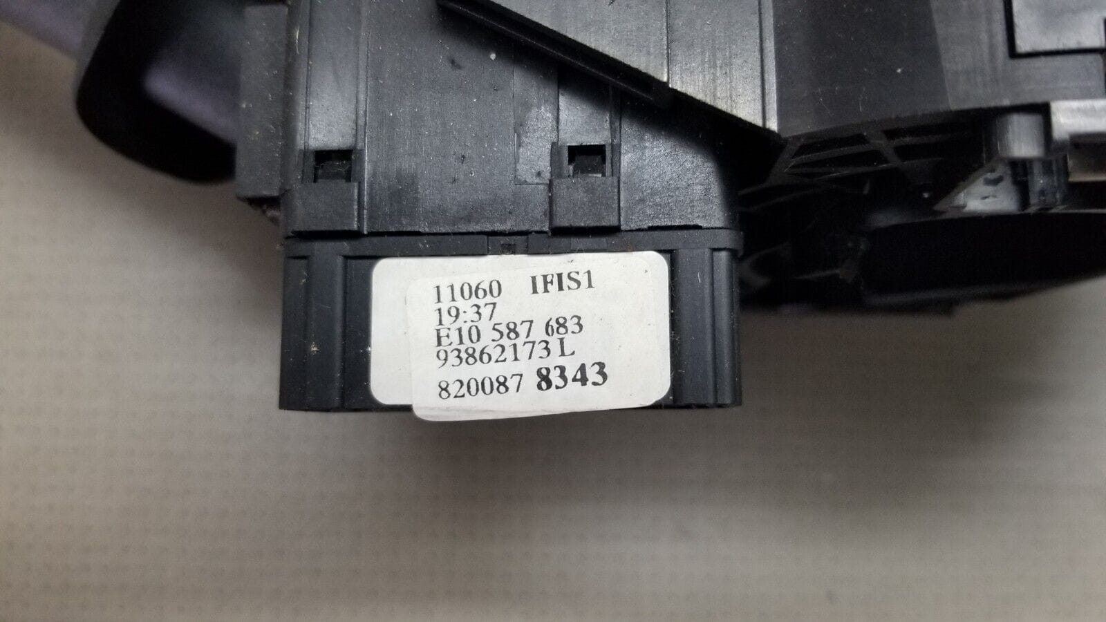 Renault Trafic II Wiper Indicator Headlight Stalk Switch + Squib Ring 2011 Van - Image 6