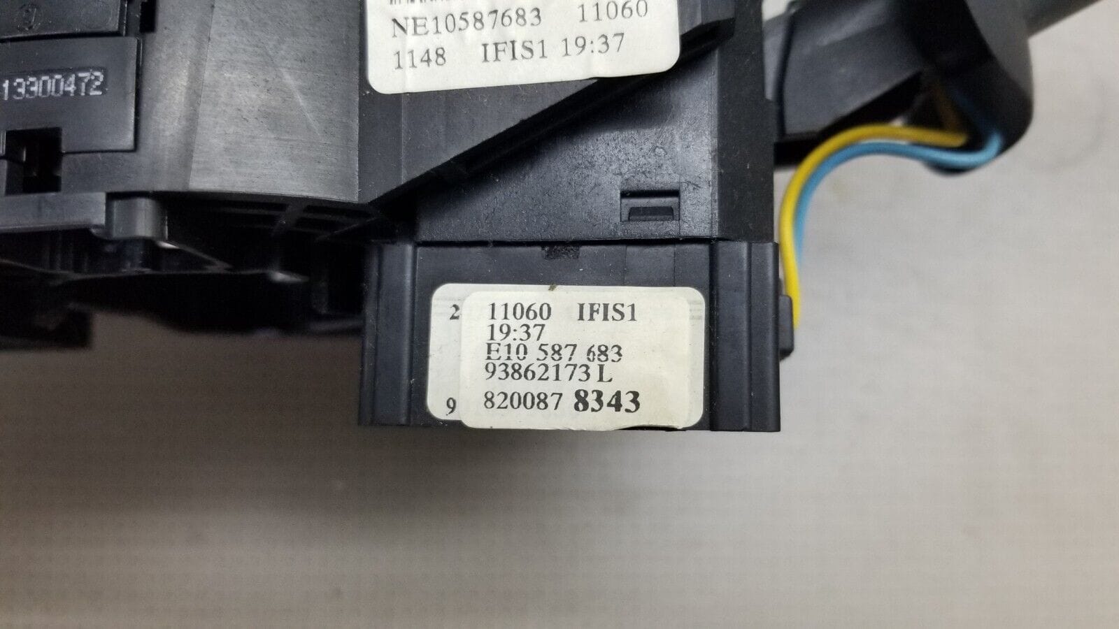 Renault Trafic II Wiper Indicator Headlight Stalk Switch + Squib Ring 2011 Van - Image 8