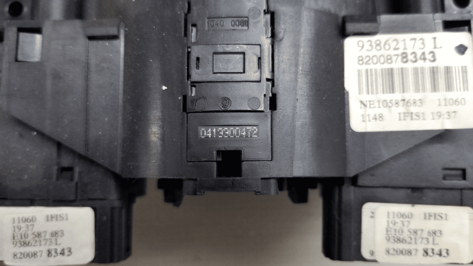 Renault Trafic II Wiper Indicator Headlight Stalk Switch + Squib Ring 2011 Van - Image 9