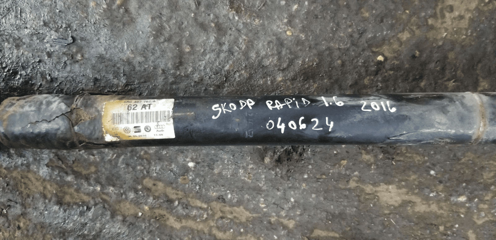 Skoda Rapid Nh Front Os Right Drive Shaft 6R0407762A - Image 3