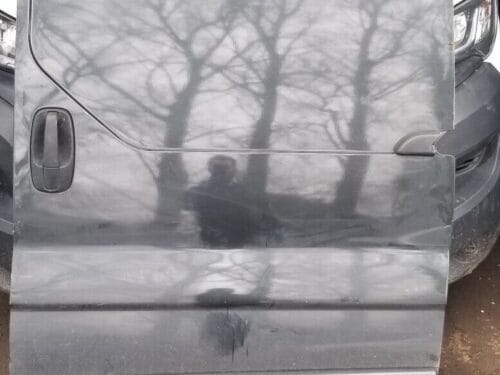 VAUXHALL VIVARO MK1 2014 LEFT SIDE LOADING DOOR BLACK