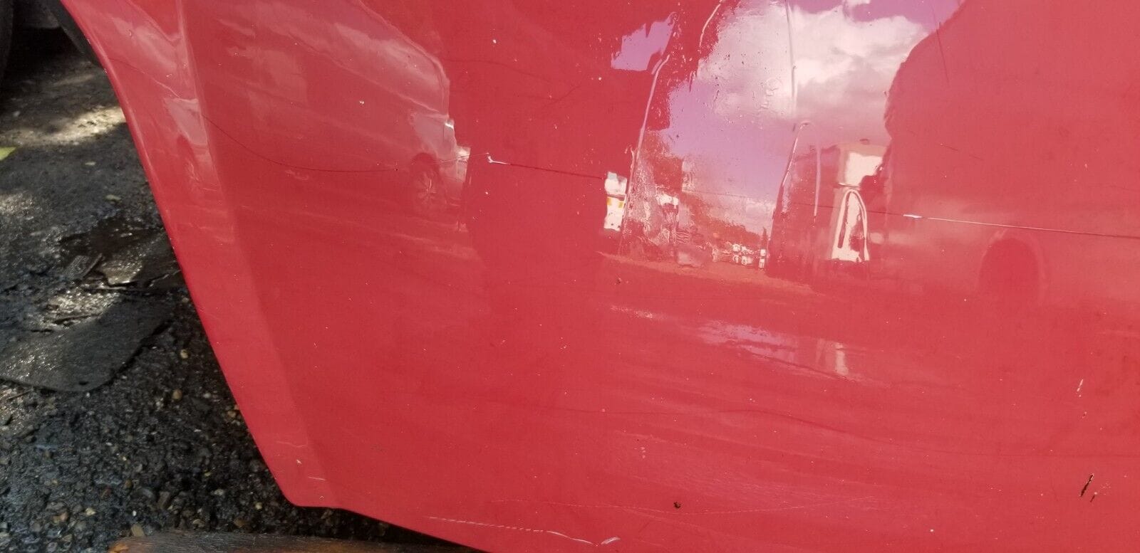 VAUXHALL VIVARO / RENAULT TRAFIC / NISSAN PRIMASTAR BONNET 2001 - 2013 RED - Image 4