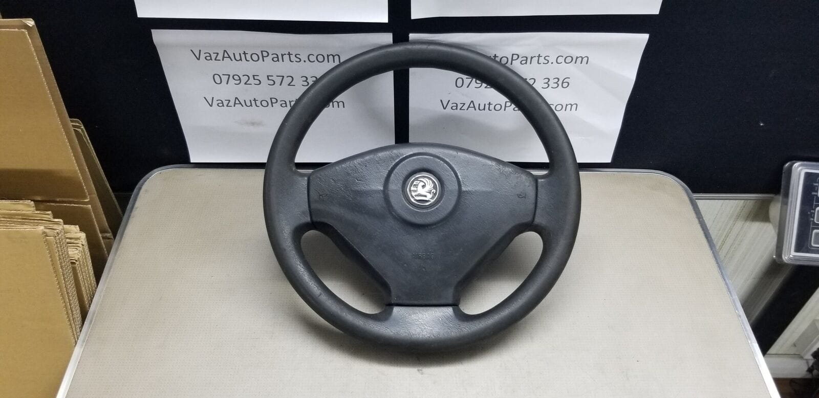 Vauxhall Vivaro Steering Wheel 3 Spoke 2008 Diesel X83 |O