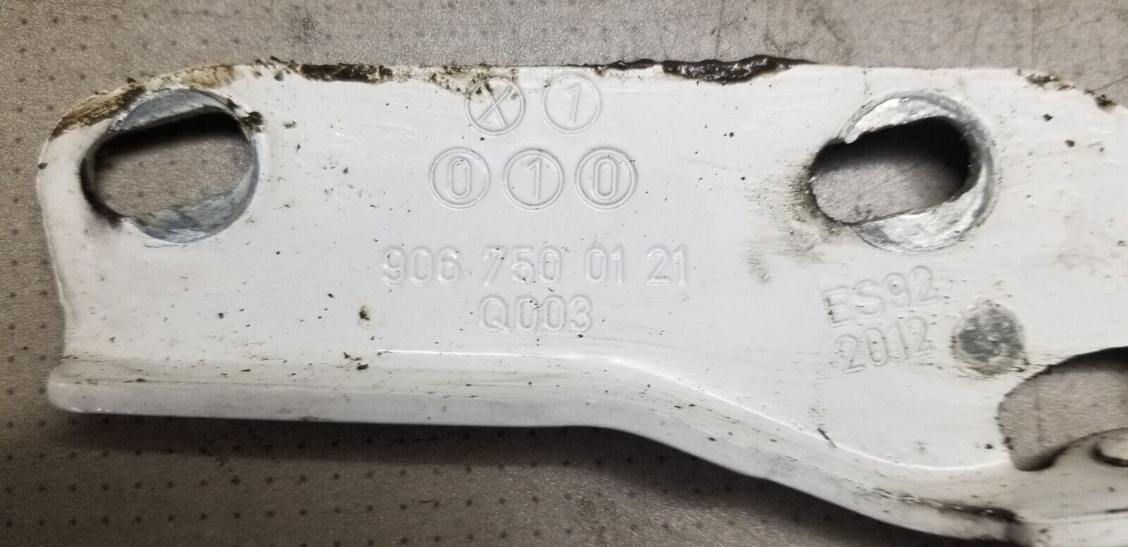 Volkswagen Crafter - Bonnet Hinges in White PAIR 06-17 - Image 5