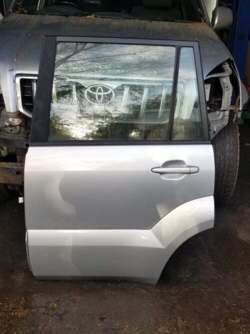 Toyota Land Cruiser rear left door silver nearside rear