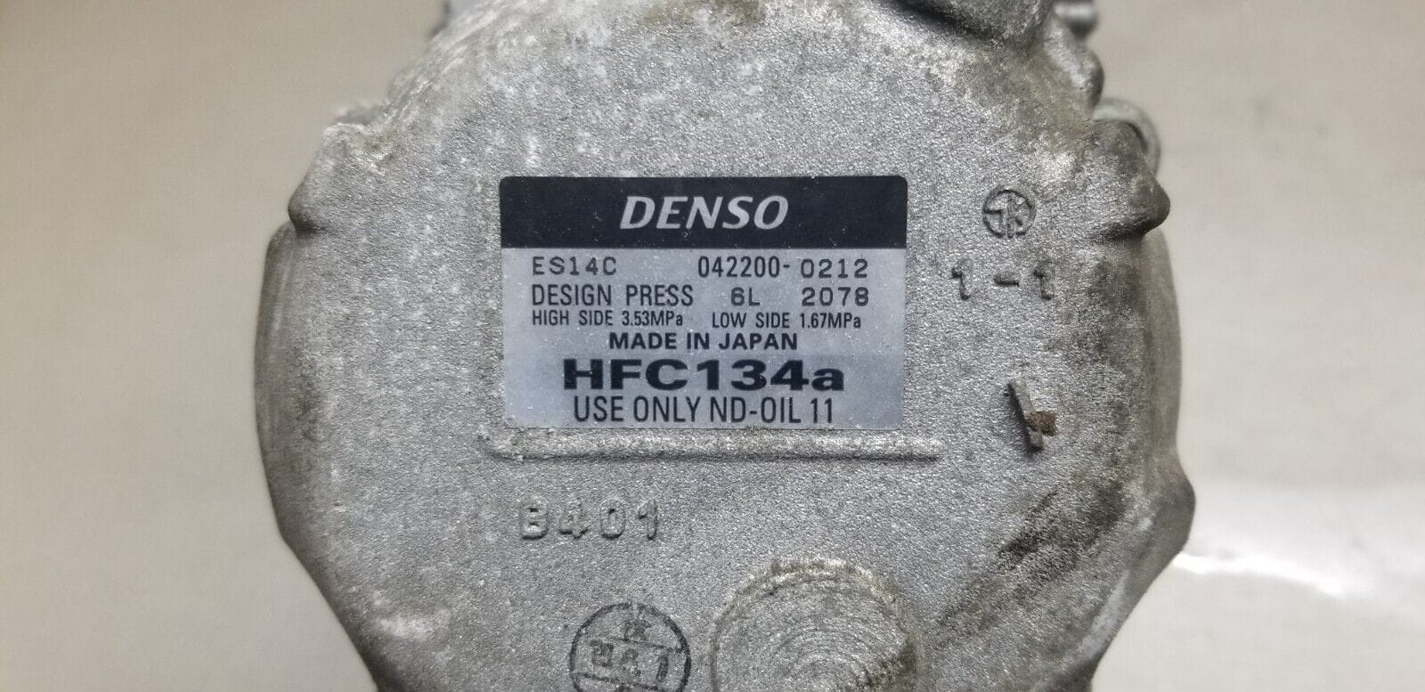 2009-2015 Toyota Prius Mk3 - Ac Air Con Compressor Pump Unit 042200-0212 - Image 5