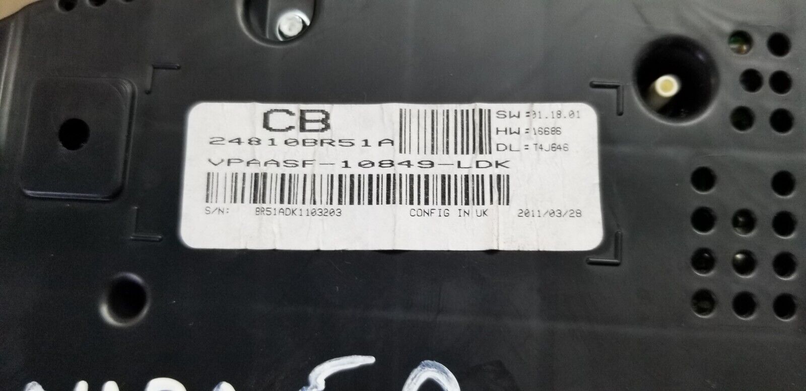 2011 Nissan Qashqai Engine ECU 1.5 Diesel 23710BB31A - Image 17