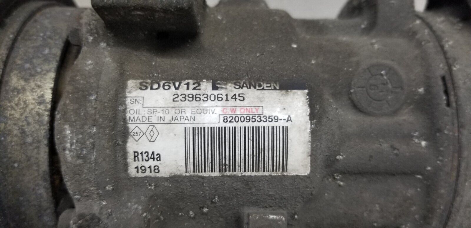 Renault Kangoo Air Con Compressor Pump 8200953359 - Image 3