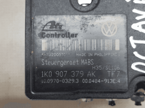 2012 Skoda Octavia 1.6 Diesel Abs Pump  1KO 614 117 S-1 KO 907 379 AK |O