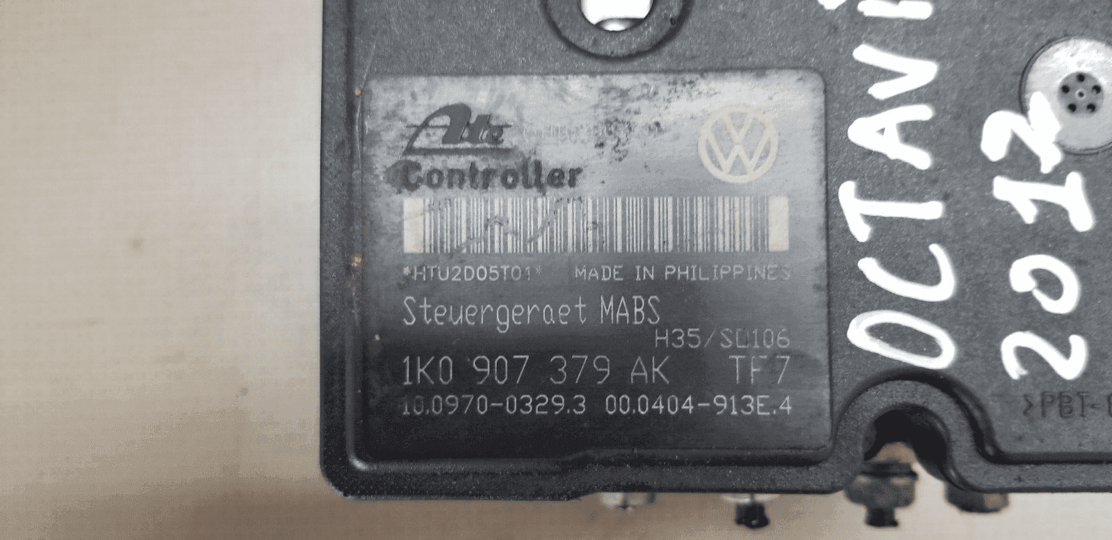 2012 Skoda Octavia 1.6 Diesel Abs Pump 1KO 614 117 S-1 KO 907 379 AK |O