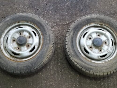 2X Ford Transit Mk6 Mk7 Steel Wheel And Tyre-195 70R15C |O