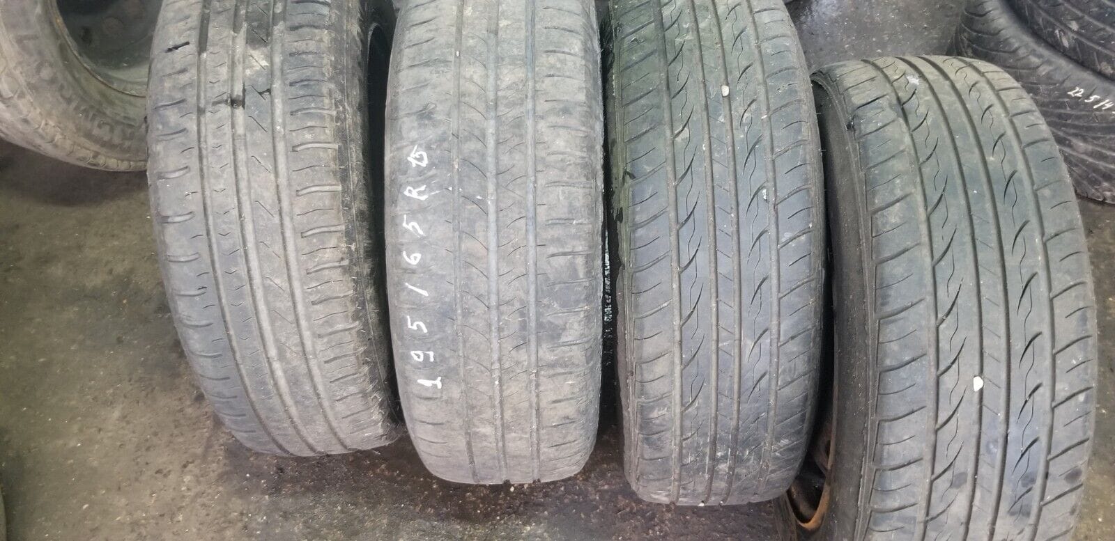4x STEEL RIMS & TYRES 195/65R15 - Image 7