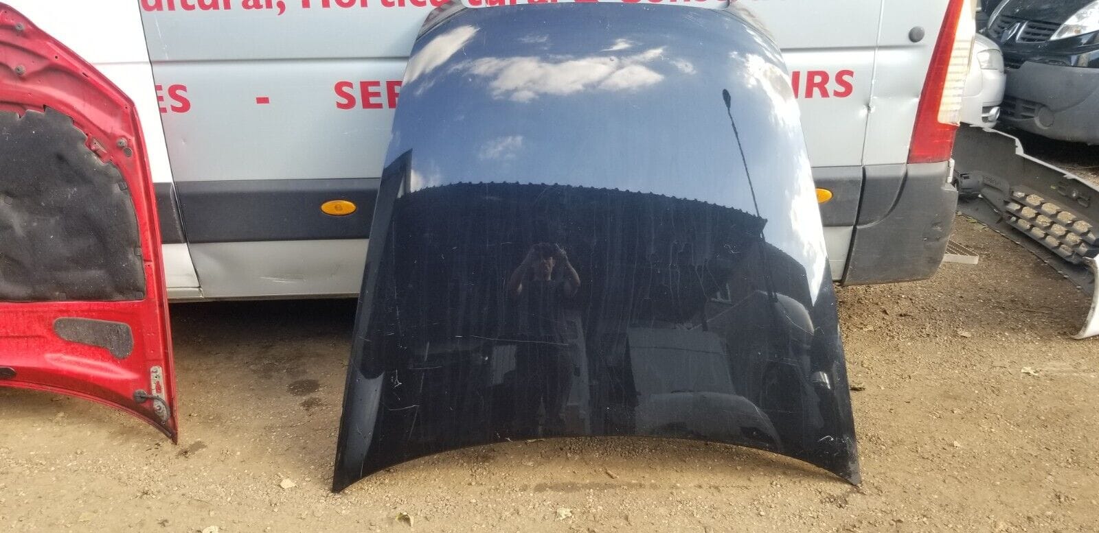 AUDI A6 C6 BLACK BONNET 4F0010515