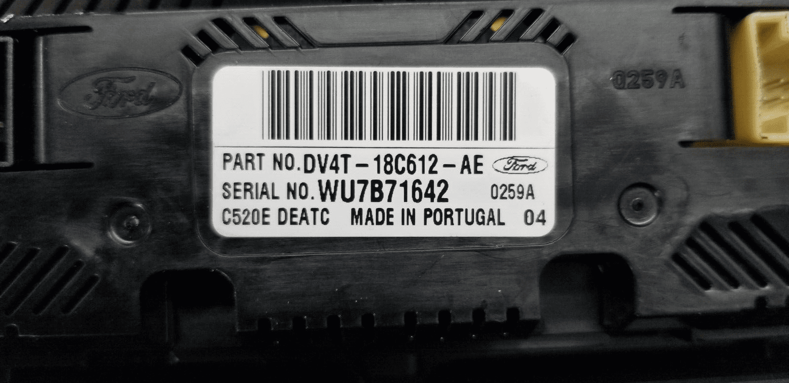 Ford Kuga Air Con Heat Control Panel DV4T18C612AE MK2 2012 - 2019 |O - Image 5