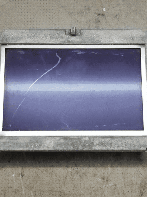 Close-up of sat nav display unit A2129010400 for Mercedes E-Class