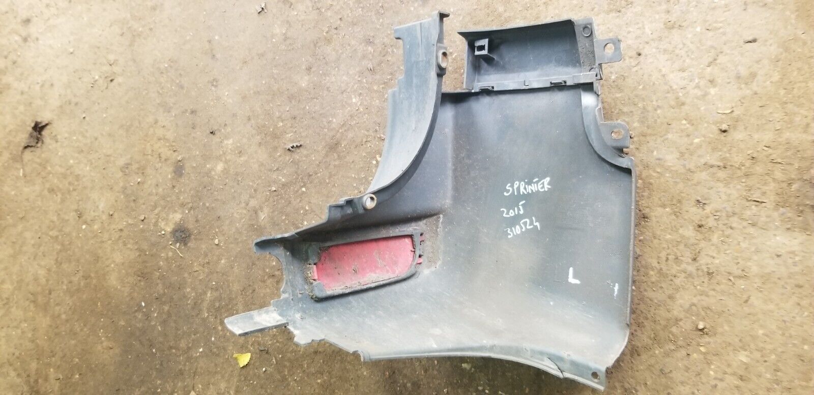 Genuine Mercedes Sprinter W906 rear bumper left side corner 2015 OEM