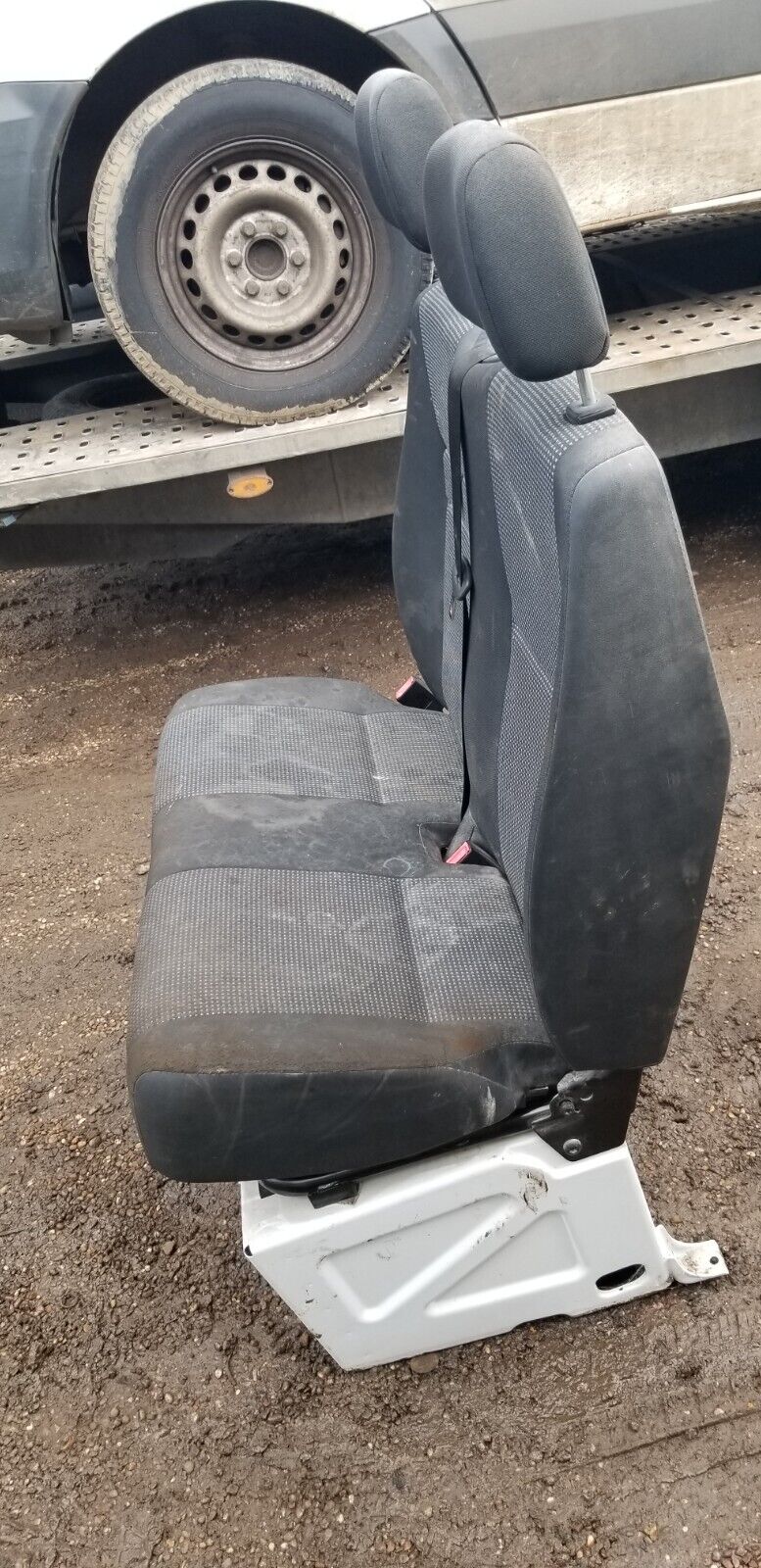 Side view of Sprinter passenger bench seat
