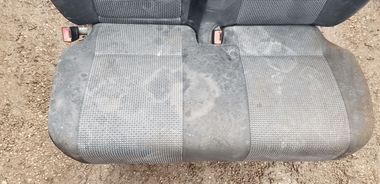 Close-up of Sprinter double seat upholstery