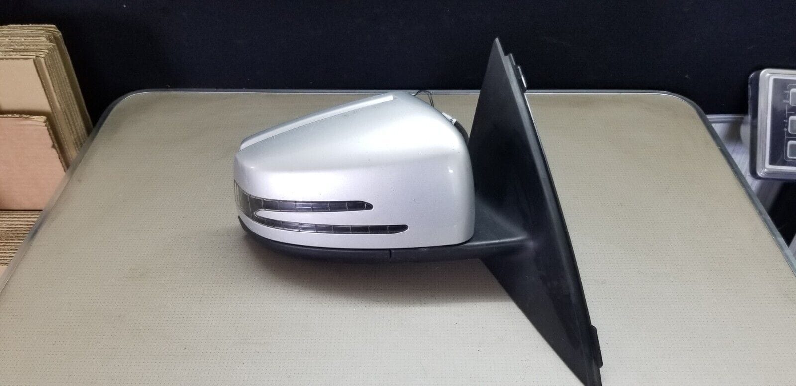 Mercedes Benz C-Class Facelift 2007-2014 Right O/S Door Wing Mirror Silver A2078109216 - Image 4