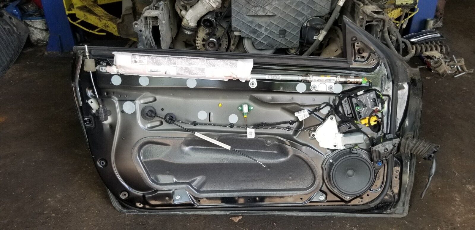 MERCEDES E CLASS C207 W207 2010 COUPE DOOR FRONT LEFT PASSENGER SIDE BLACK - Image 3