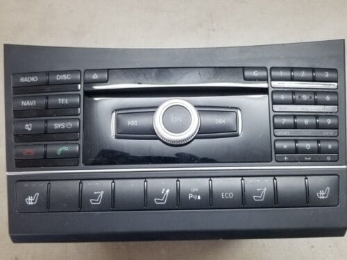 Mercedes E-Class C207 W207 multimedia control head unit A2129005212 (2012) front view