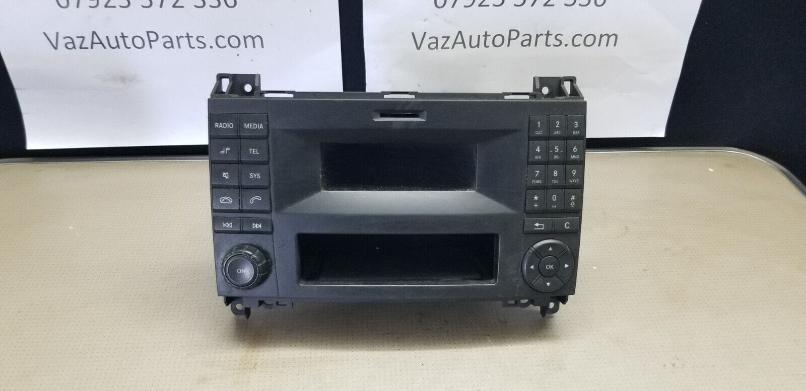 Front view of Mercedes Sprinter 2013 Multimedia Player A9069004401