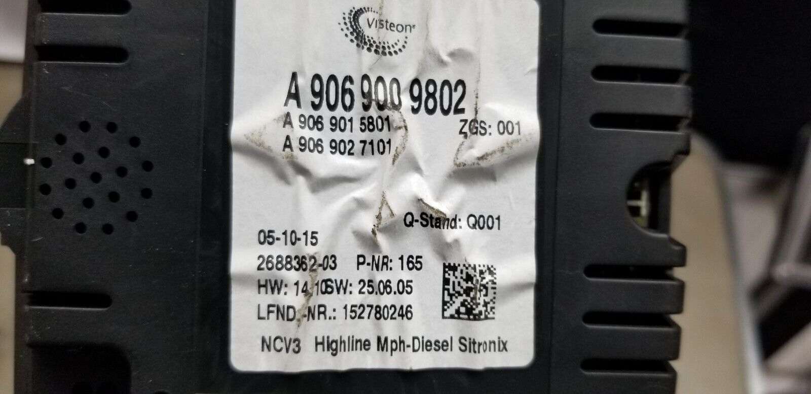 Mercedes Benz Sprinter W906 13-18 DTI OM651.955 Manual ECU Kit Complete A6519003203 - Image 20