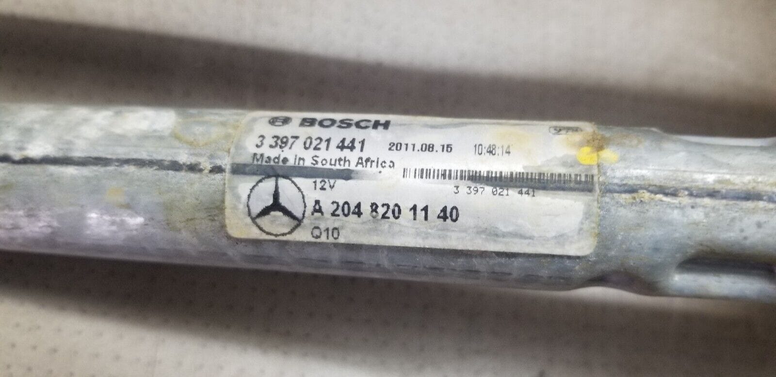 Mercedes-Benz C E W204 W207 Windscreen Wiper Linkage Motor System A2048201140 - Image 8