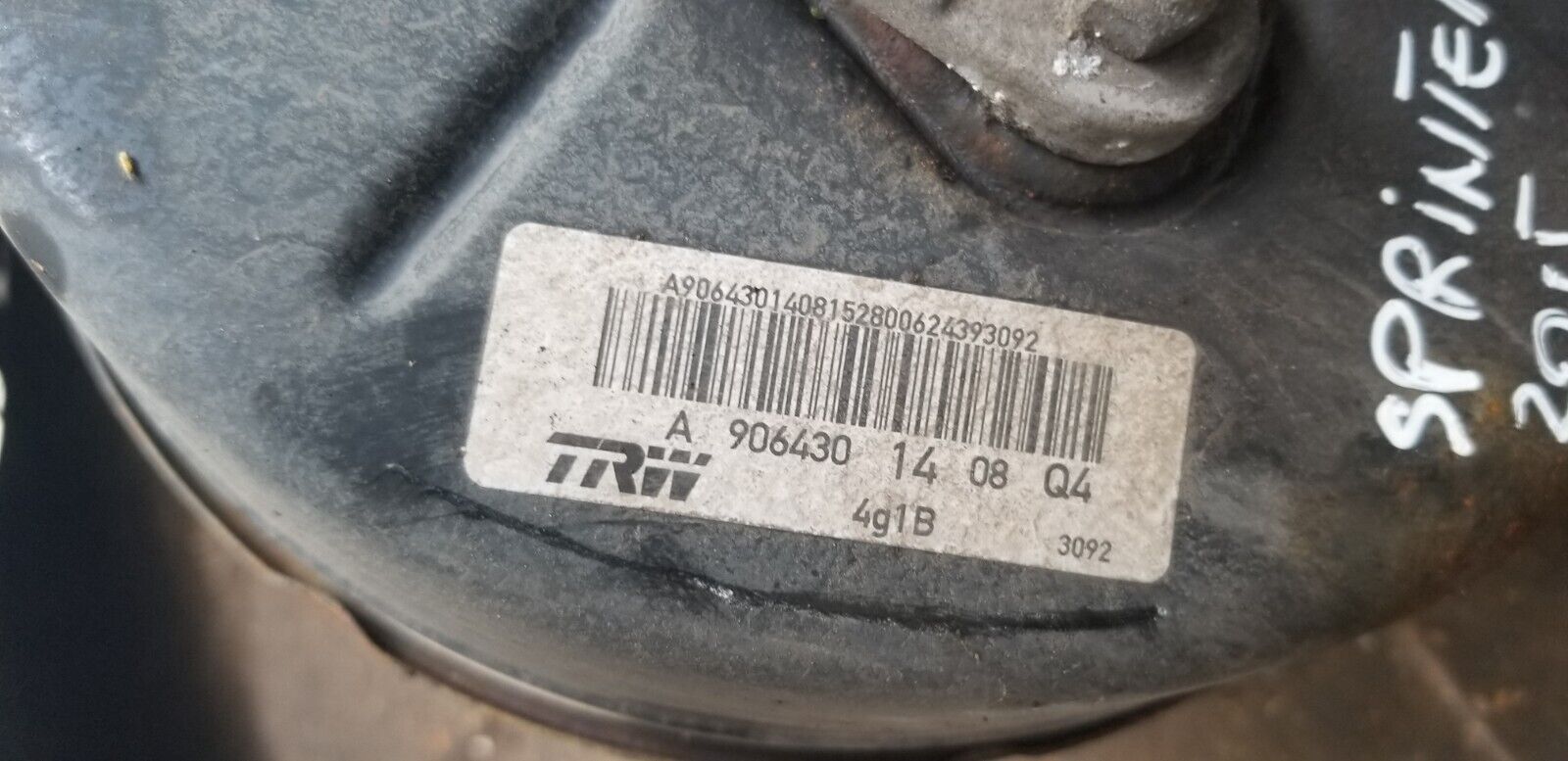 Mercedes Sprinter W906 Brake Servo Booster Master Cylinder Unit A9064301408 - Image 5