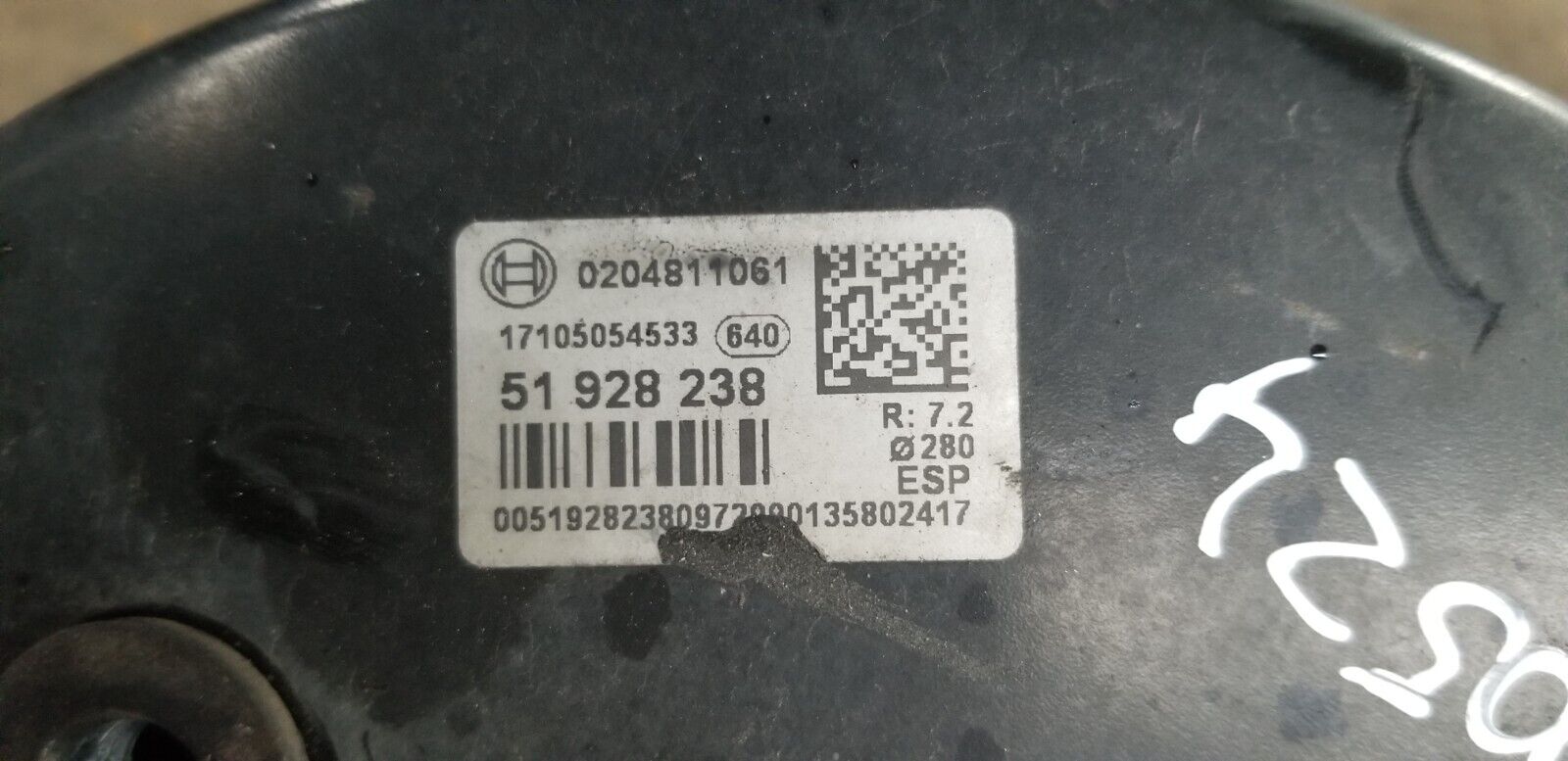 Peugeot Boxer Relay Ducato 14-21 Brake Servo And Master Cylinder 51928238 - Image 4