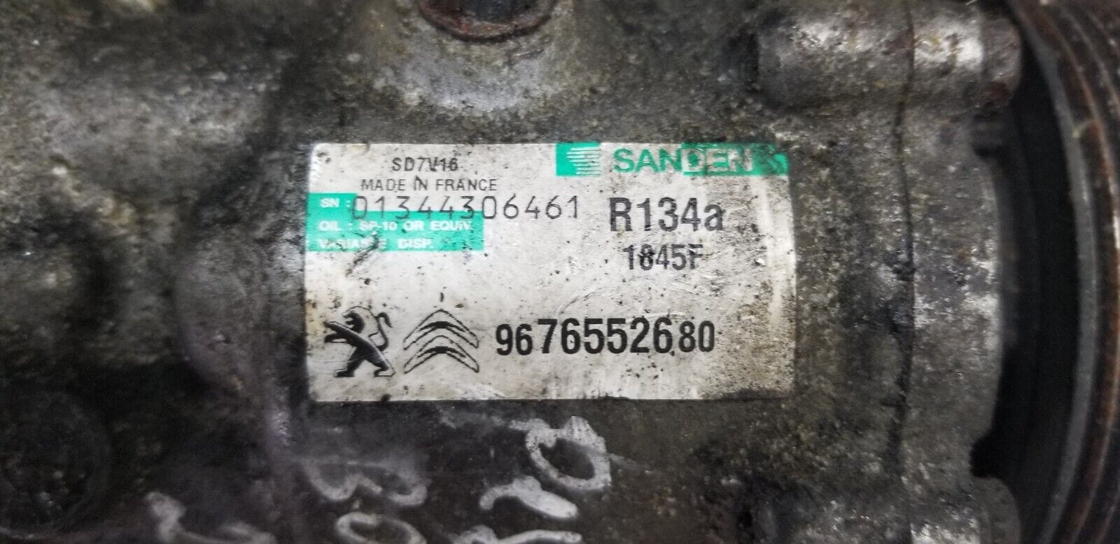 Peugeot Boxer AIR CONDITIONING PUMP 2014 P/N 9676552680 - Image 3