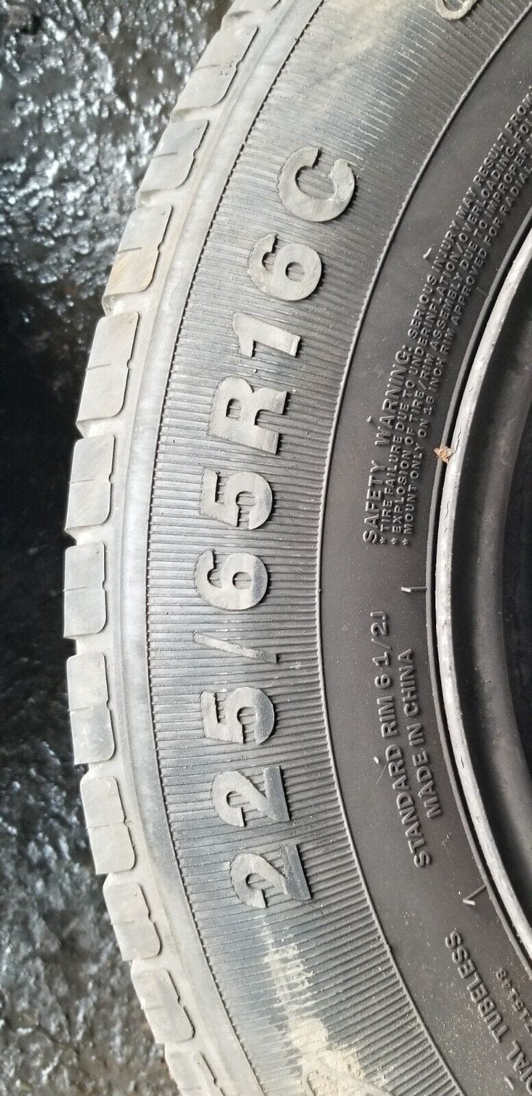 VAUXHALL MOVANO RENAULT MASTER NV400 WHEEL AND TYRE 225-65R-16C 2011 - 2017 - Image 13