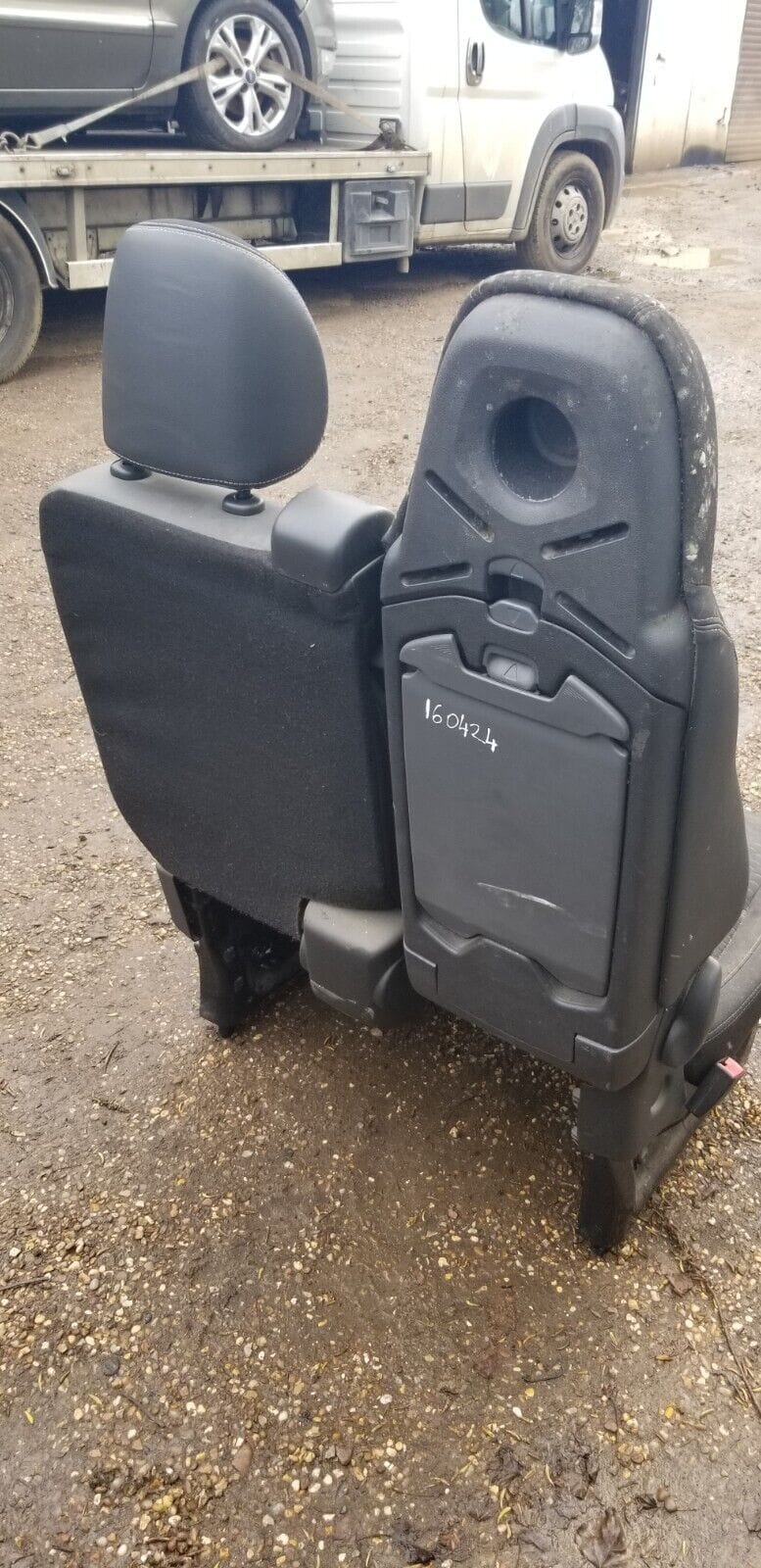 VAUXHALL VIVARO MK2 FRONT PASSENGERS DOUBLE BENCH SEAT 2014 - 2019 - Image 7