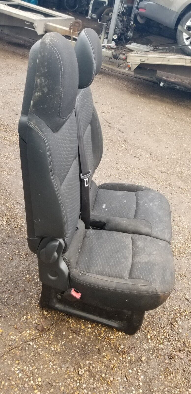 VAUXHALL VIVARO MK2 FRONT PASSENGERS DOUBLE BENCH SEAT 2014 - 2019 - Image 8