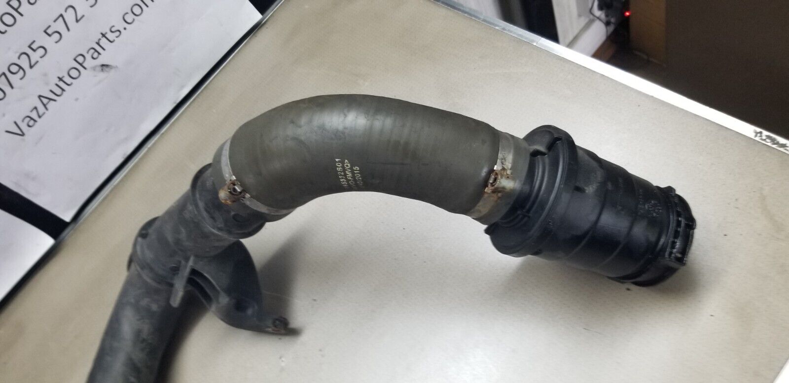 Vauxhall Vivaro Renault Trafic 1.6 Td Intercooler Hose Pipe 144601915R 2015 - Image 8