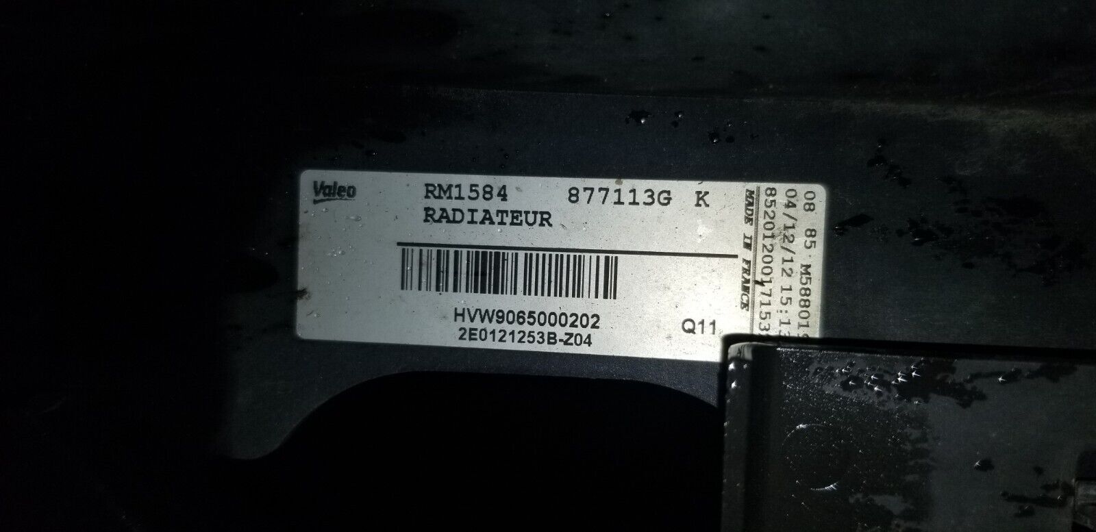 VOLKSWAGEN Crafter 2015 - 2.0 Diesel Radiator Intercooler RAD PACK HVW9065000202 - Image 3