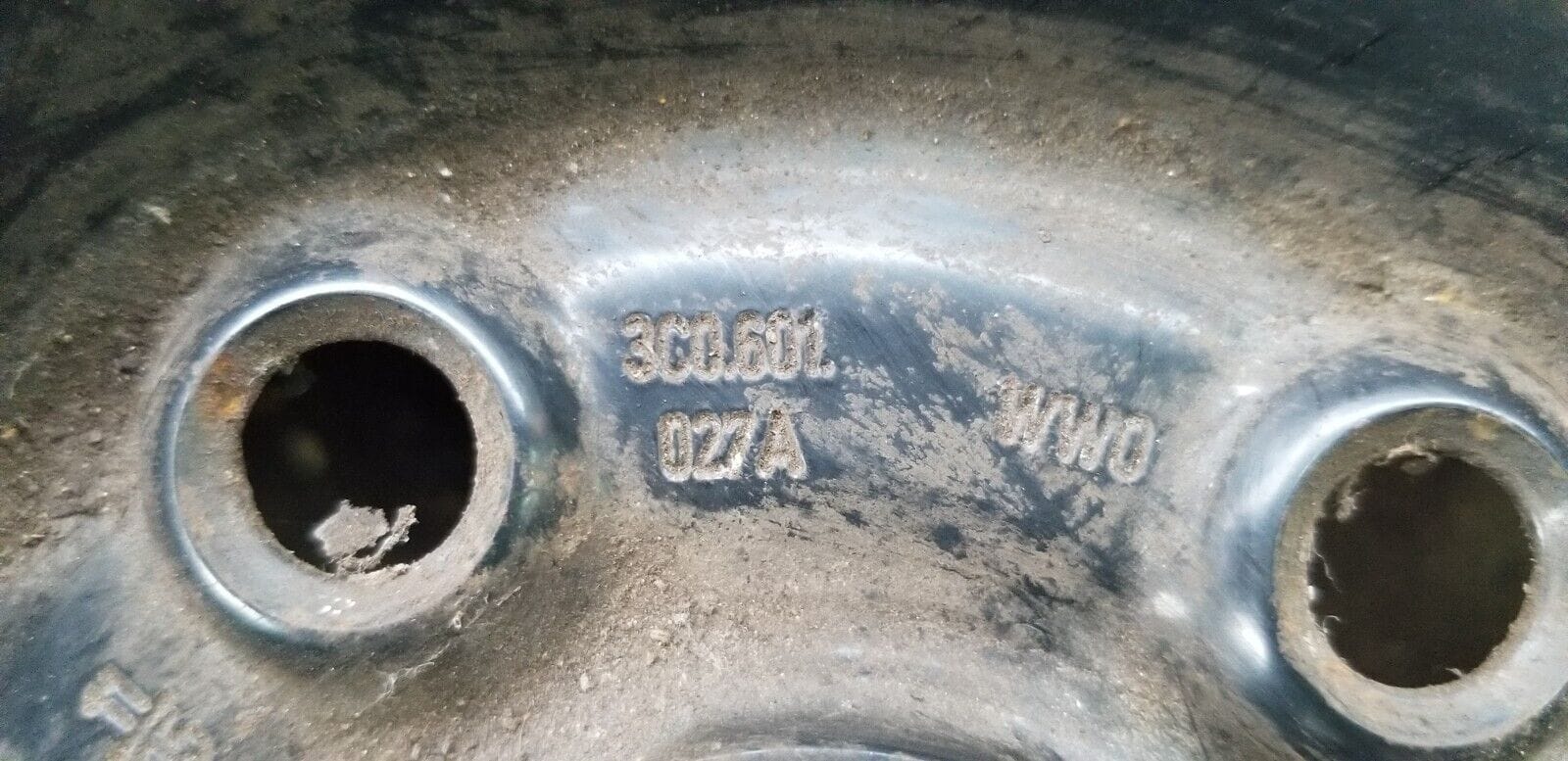 VW Passat B6 Steel Wheel 16" 3C0601027A & TYRE 205/65R16 - Image 4